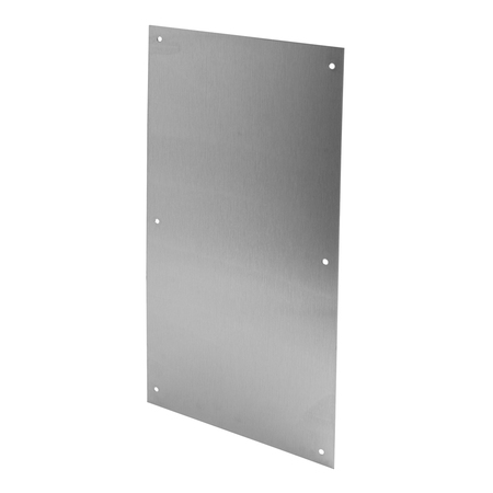 PRIME-LINE Push Plate, 8 x 16 in., 630 Stainless Steel Single Pack J 4636